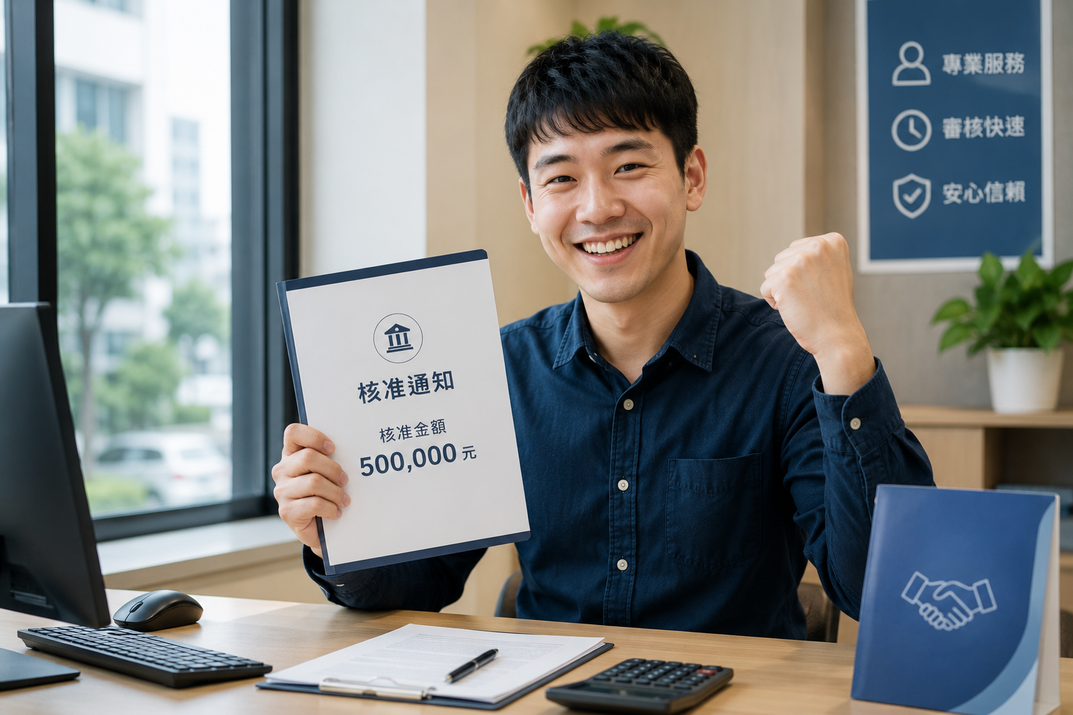 信用小白首貸成功  順利取得 50 萬